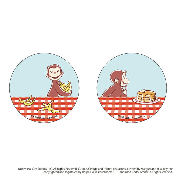 おさるのジョージ グッズ 通販 Curious George 缶バッジ まじかる百貨店缶バッジ 4947864052843 おさるのジョージ02 缶バッチ カンバッジ カンバッチ キャラクター かわいい おしゃれ