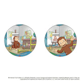 おさるのジョージ グッズ 通販 Curious George 缶バッジ まじかる百貨店缶バッジ 4947864052867 おさるのジョージ04 缶バッチ カンバッジ カンバッチ キャラクター かわいい おしゃれ