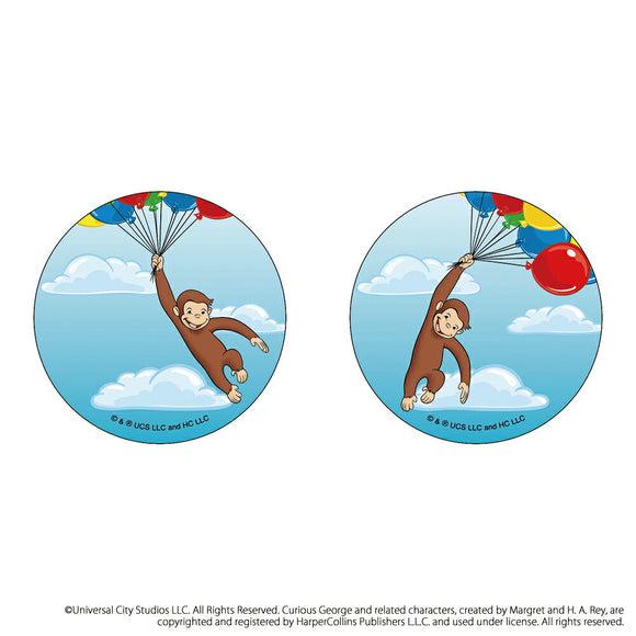 おさるのジョージ グッズ 通販 Curious George 缶バッジ まじかる百貨店缶バッジ 4947864052874 おさるのジョージ05 缶バッチ カンバッジ カンバッチ キャラクター かわいい おしゃれ