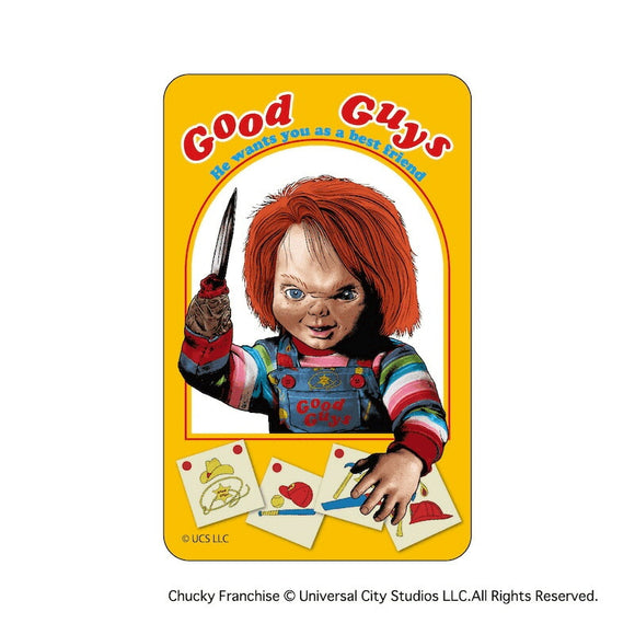 チャッキー グッズ 通販 CHUCKY クリアカード まじかる百貨店クリアカード 4947864075286 チャッキー02 スマホ かわいい おしゃれ 透明 カード 映画グッズ チャイルド・プレイ