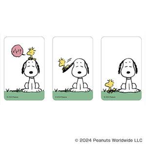 PEANUTS グッズ 通販 スヌーピー クリアカード まじかる百貨店クリアカード 4947864066284 PEANUTS02 SNOOPY スマホ裏 スマートフォン 透明 カード おしゃれ かわいい オシャレ 可愛い