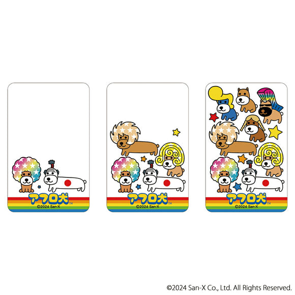 アフロ犬 グッズ 通販 サンエックスレジェンド クリアカード まじかる百貨店クリアカード 4947864076542 アフロ犬01 スマホ裏 スマートフォン 透明 カード かわいい 可愛い カワイイ