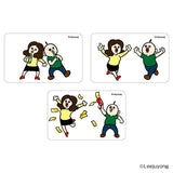 パンパンくんの日常 グッズ 通販 ぱんぱんくん 韓国 クリアカード まじかる百貨店クリアカード 4947864071363 オクジ スマホ裏 スマートフォン 透明 カード かわいい 可愛い カワイイ