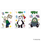 パンパンくんの日常 グッズ 通販 ぱんぱんくん 韓国 まじかる百貨店クリアカード 4947864071387 パンパンくん スマホ裏 スマートフォン 透明 カード かわいい 可愛い カワイイ