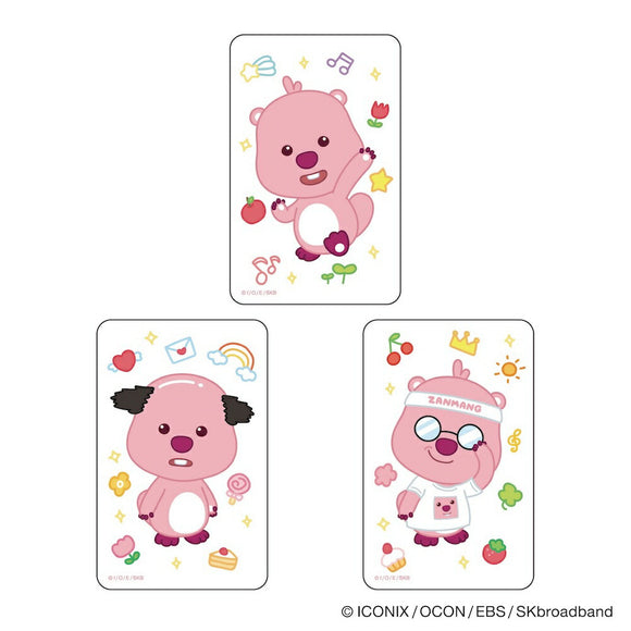 ジャンマンルピー グッズ 通販 じゃんまんるぴー ZANMANG LOOPY クリアカード まじかる百貨店クリアカード 4947864092085 スマホ裏 スマートフォン 透明 かわいい 可愛い 韓国