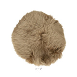 ムートン クッション ピースクッション 2個セット 通販 ムートンクッション シートクッション 座布団 ウール ファー 天然素材 フワフワ ふわふわ もこもこ 無地 長毛 日本製 上質