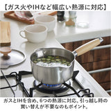 ミルクパン ih対応 通販 日本製 ステンレス ガス火対応 両口鍋 16cm 片手鍋 調理器具 おしゃれ オシャレシンプル ステンレスミルクパン 片手 調理ツール キッチン かわいい ゆでる 茹でる