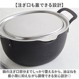 aikata アイカタ 揚げ鍋専用 蓋 通販 日本製 ふた フタ ステンレス蓋 鍋蓋 鍋ふた 鍋用 揚げ鍋用 ステンレスふた トレー 揚げ物 ステンレス 天ぷら 天麩羅 キッチン用品 調理器具 料理