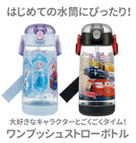 ストローボトル 480ml SKATER スケーター  通販 キッズ 子供用 こども ワンプッシュボトル クリアボトル 透明 軽量 軽い かわいい ワンプッシュ ストロー付き 保育園 幼稚園 通園 通学