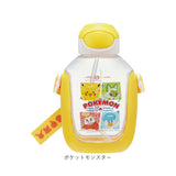 スケーター 水筒 通販 ワンプッシュ ストローボトル キャラクター ストロー付き水筒 ボトル ストロー skater 780ml PDSH8DX ワンタッチ キッズ 子ども 子供 クリア 超軽量 女の子 男の子