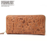 vintage peanuts 長財布 通販 財布 お財布 おさいふ ロングウォレット ウォレット サイフ ラウンド長財布 JOE COOL 牛革 本革 レザー ヴィンテージピーナッツ かわいい 可愛い メンズ