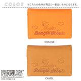 PEANUTS ピーナッツ 二つ折り財布 二つ折り 73065 通販 財布 お財布 さいふ サイフ 折り財布 ウォレット レディース財布 メンズ財布 被せ かぶせ カード入れ コイン入れ 札入れ 本革