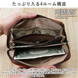 PEANUTS ピーナッツ 長財布 73166 通販 財布 お財布 さいふ サイフ ロングウォレット ウォレット カード入れ コイン入れ 札入れ ラウンドファスナー キャラクター 本革 MOTHER レディース