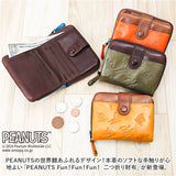 PEANUTS ピーナッツ 二つ折り財布 二つ折り 73460 通販 財布 お財布 さいふ サイフ 折り財布 ウォレット レディース財布 メンズ財布 ミニ財布 カード入れ コイン入れ 札入れ 本革 レザー
