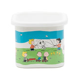 ホーロー 保存容器 スヌーピー 通販 味噌ポット 持ち手付き ホーローマルチスクエアポット ストッカー 容器 1.45L 琺瑯 ほうろう 直火 ガス火 IH対応 調理 PEANUTS SNOOPY ホーロー製