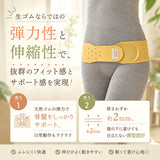 骨盤ベルト 通販 生ゴム骨盤ベルト サポーター 天然ゴム ベージュ 腰ベルト 腰サポーター 腰用 ゴムベルト 骨盤バンド コルセット 女性 男性 ゴム 伸縮性 cervin セルヴァン