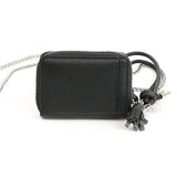 ペルケ ウォレットショルダー perche 80-06-00102 通販 お財布 財布 マルチスタッズ スマホ ストラップホルダー シート 小銭入れ ミニ サイフ 合皮 レディース ハンドストラップ