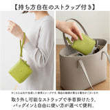 perche ペルケ 財布 80-06-00120 通販 ドット型押しパームフィットストラップウォレット 二つ折り財布 二折 小銭入れ有 本革 ミニ財布 折財布 レディース 折り財布 ラウンドファスナー