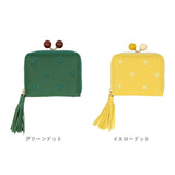 perche ペルケ 財布 08-06-03563 通販 アクリル玉がま口ジャバラカードウォレット がま口財布 がま口 ウォレット 本革 やぎ レザーウォレット カード レディース 大人 おしゃれ レザー