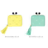 perche ペルケ 財布 08-06-03563 通販 アクリル玉がま口ジャバラカードウォレット がま口財布 がま口 ウォレット 本革 やぎ レザーウォレット カード レディース 大人 おしゃれ レザー