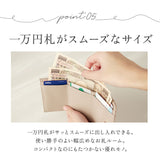 ペルケ perche 財布 通販 三つ折り財布 折り財布 折財布 アクリル玉 三つ折りウォレット がま口財布 ミニウォレット ミニ財布 サイフ さいふ 革 レザー コンパクト かわいい おしゃれ