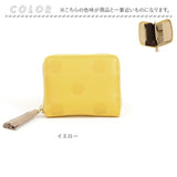 ペルケ 財布 perche 08-06-03910 通販 二つ折り財布 ブランド 二つ折り 折財布 お財布 レディース ラウンドファスナー おしゃれ シンプル 型押し ドット 水玉 きれいめ