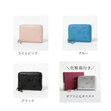 ペルケ 財布 perche 08-06-03730 通販 二つ折り財布 ブランド 二つ折り 折財布 お財布 レディース ラウンドファスナー おしゃれ シンプル 型押し ドット 水玉 きれいめ