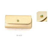 ペルケ 財布 perche 08-06-03642 通販 長財布 ブランド さいふ お財布 長サイフ ジェムストーンがま口 天然石 なが財布 レディース おしゃれ シンプル L字ファスナー きれいめ