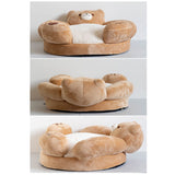 ペットベッド 通販 ペット ベッド 犬 カドラー 猫 クッション 猫ベッド ネコベッド 小型犬 ペット用 ふわふわ ふかふか ぬいぐるみ NATURAL design ナチュラルデザイン ネムクマベッド