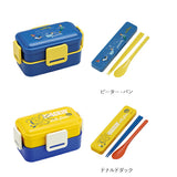 Skater スケーター 弁当箱 2段 コンビセット キャラクター 通販 ランチボックス 保冷 保温 弁当 600ml ふわっと弁当箱 食洗機 電子レンジ レンジ おはし お箸 セット スプーン 箸