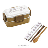 Skater スケーター 弁当箱 2段 コンビセット キャラクター 通販 ランチボックス 弁当 600ml ふわっと弁当箱 食洗機 電子レンジ レンジ おはし お箸 セット スプーン 箸 箸ケース かわいい