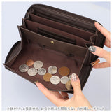 長財布 財布 通販 開閉がしやすい 小銭 レシート 分離 細プレート がばっと レディース 小銭入れ 紙幣入れ カード 便利 ギフト 贈り物 かわいい おしゃれ