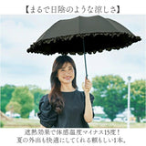 折りたたみ傘 晴雨兼用 通販 pink trick ピンクトリック 折りたたみ ワンタッチ レディース ジャンプ式 ジャンプ傘 フリル傘 おしゃれ かわいい 通勤 通学 大人 軽量 軽い 竹製ハンドル