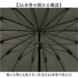 長傘 晴雨兼用 通販 pink trick ピンクトリック 日傘 16本骨傘 大きめ 丈夫 風に強い シンプル 軽い 軽量 おしゃれ かわいい 通勤 通学 可愛いシルエット 持ち運び ネイルガード付き