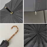 長傘 晴雨兼用 通販 pink trick ピンクトリック 日傘 16本骨傘 大きめ 丈夫 風に強い シンプル 軽い 軽量 おしゃれ かわいい 通勤 通学 可愛いシルエット 持ち運び ネイルガード付き