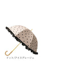 pink trick ピンクトリック 長傘 晴雨兼用 通販 晴雨兼用傘 雨傘 日傘 レディース傘 傘 かさ カサ フリル傘 日よけ 日除け フリル かわいい 可愛い アンブレラ 完全遮光 親骨50cm 女性