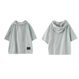 パーカー 半袖 レディース 通販 Tシャツ フード付き カットソー 夏 トップス スウェット トレーナー プルオーバー フードパーカー 半袖パーカー おしゃれ かわいい 綿 コットン ゆったり