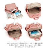 バックパック レディース 通販 10ポケット A4 a4 軽い 軽量 リュックバッグ マザーズリュック マザーズバッグ レディースリュック パソコンリュック リュック パソコン PC ナイロン 大人