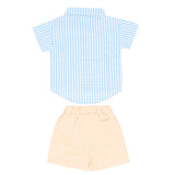 双子 服 通販 子供服 ベビー服 キッズ こども 子ども 双子コーデ 双子セット服 セット チェック柄 夏 コットン 綿 記念撮影 お祝い 記念日 お呼ばれ フォーマル 兄弟 姉妹 お揃い