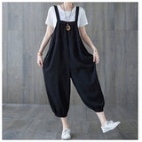 サルエルパンツ レディース 通販 サルエル パンツ サロペット オールインワン ワイドパンツ オーバーオール 体型カバー 大きいサイズ ゆったり リネン マタニティ きれいめ 楽ちん