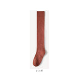 ニーハイソックス レディース 通販 ハイソックス 靴下 ソックス くつ下 ロングソックス ルームソックス 膝上 暖かい 保温 冷え対策 平編み 無地 大人 春 秋