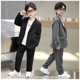 スーツ フォーマル 男の子 2点セット 通販 セットアップ ジャケット パンツスーツ ロングパンツ 長袖 無地 大きいサイズ ゆったり 子供服 子供 子どもこども ジュニア キッズ 小学生