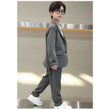 スーツ フォーマル 男の子 2点セット 通販 セットアップ ジャケット パンツスーツ ロングパンツ 長袖 無地 大きいサイズ ゆったり 子供服 子供 子どもこども ジュニア キッズ 小学生