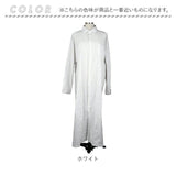 シャツワンピース 長袖 通販 レディース ワンピース ロングワンピース ワンピ マキシ丈 ロング カーディガン ストライプ 綿 マタニティ きれいめ ギフト 30代 40代 50代