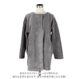 コート レディース ショート丈 通販 ウール ショートコート クルーネック ジャケット 羽織 あったか 厚い スリム カジュアル アウター おしゃれ かわいい 冬 秋 デザイン