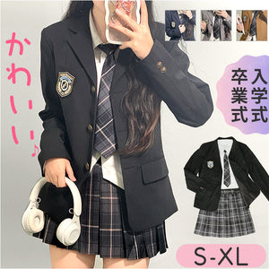 制服 ブレザー 女子 通販 学生服 スカート 制服上下セット 制服セットアップ 卒業式スーツ女子 小学校 卒業式 スーツ 女の子 中学生 高校生 5点セット JK制服 ジュニアスーツ 子供スーツ