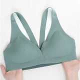 ナイトブラ ノンワイヤー フロントホック レディース 通販 ナイト ブラ ブラジャー ノンワイヤーブラ 前開きブラ 補正下着 ランジェリー 育乳ブラ 睡眠ブラ 下着 肌着 前開き シームレス