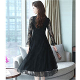 パーティードレス レディース ドレス 通販 ワンピース ワンピ フォーマルワンピ フォーマルワンピース 総レース レース フォーマル ひざ下 膝下 膝丈 シースルー 透け パーティー 結婚式