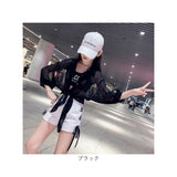 キッズダンス 衣装 女の子 通販 キッズ ダンス衣装 前結び シャツ シースルー ブラウス シアートップス シアーシャツ ショート丈 ドルマンスリーブ ゆったり 7分袖 七分袖 襟付き