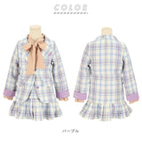 女の子 スーツ 通販 卒業式 入学式 フォーマル 3点 セット 120 130 140 150 160 cm 子供 春 小学生 服 中学生 ジュニア セットアップ ジャケット スカート ブラウス 発表会 七五三 子供服